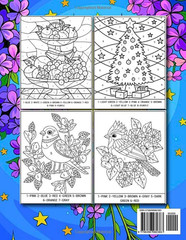 100 Page Color By Number Adult Coloring Book: 101 Large Print Color By Number Ad