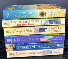 Amish Romance Lot of 6 Paperbacks by Various Authors – An Amish Flower Farm