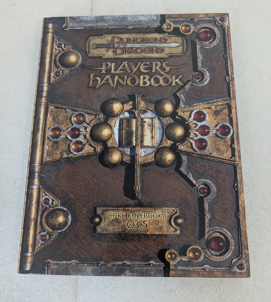 Dungeons & Dragons Player’s Handbook v3.5 Special Edition First Printing HC 2004