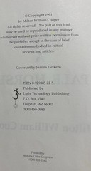 “BEHOLD A PALE HORSE” William Cooper PB – 1991 – 500 pages Conspiracy Theory