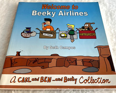 Welcome to Beeky Airlines SIGNED INSCRIBED 1st Edition Softcover Seth Campos
