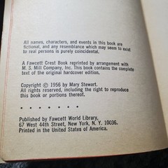 Nine Coaches Waiting Mary Stewart 1969 Reprint Suspense Gothic Romance Fawcett