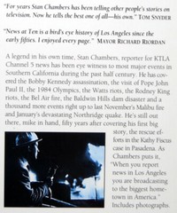 News At Ten : Fifty Years with Stan Chambers 1994 Capra Press Signed 272 Pages