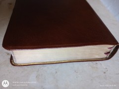 1983 NKJV HOLY OPEN BIBLE EXPANDED EDITION NELSON 456BR BROWN LEATHER BOOK