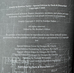 Gratify Katelyn Taylor Dark & Disturbed Special Edition Hardcover Digital Edges