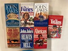 John Jakes PB lot of 15 Americans Bastard Charleston North and South Rebels