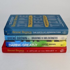 Lot of 4 Brene Brown Hardcover Books – Daring Greatly + Atlas of the Heart ++