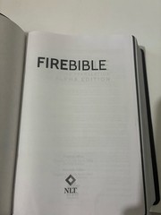FIRE BIBLE New living Translation Chi Alpha Edition Leather Soft Cover