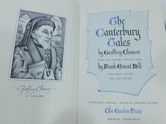 Easton Press The Canterbury Tales Collectors Edition Leather Bound ~ EXCELLENT