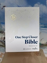 One Step Closer Bible ~ By Cameron Bure ~ Leather-Like Cover ~ Gold ~ New w/Box