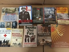 Lot of 20 History US World Europe American Europe Ancient War Book MIX UNSORTED