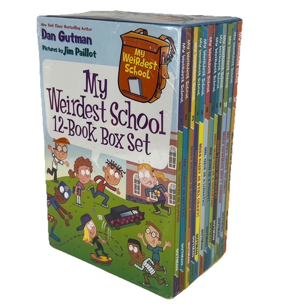 My Weirdest School 12-Book Box Set Books Bundle 1-12 Dan Gutman Jim Paillot READ