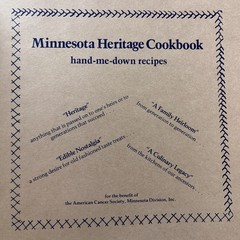 Minnesota Heritage Cookbook 1979 Hand-Me-Down Recipes Softbound Vintage 1st Ed