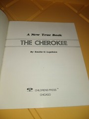 Very rare The Cherokee 1985 book children’s book a new true book 47 pages