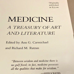 Art Literature Book Large Decor Illustrated Beaux Arts VTG Medicine Treasury MCM