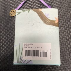 Sloth Wisdom Mini Book Hardcover