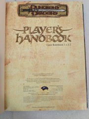 Dungeons & Dragons Player’s Handbook v3.5 Special Edition First Printing HC 2004