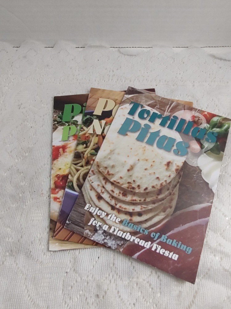 Set Of 3 Contemporary Cook Booklets Brunch Tortillas,Etc. App. 47 Pages Ea