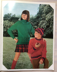 Vintage 1969 HAND KNITS FOR YOUNG MODERNS 47 Pages of Groovy Patterns to Knit :)