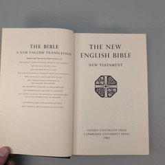 Vintage The New English Bible New Testament HC Blue Oxford 1965 United Kingdom