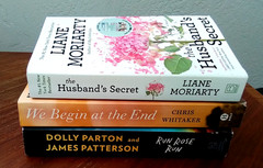 Lot of 3 Bestseller Novels Moriarty, Whitaker, Run Rose Run Dolly Parton TP