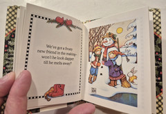 Mary Engelbreit Christmas Mini Book Merrily Merrily With Jacket Vintage 1995 EUC