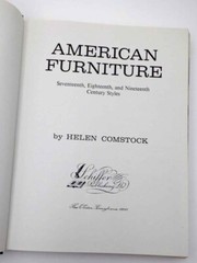 American Furniture 1640 to 1870 By Helen Comstock Schiffer Publishing 336 Pages