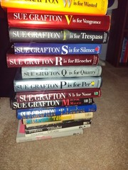 Lot 15 Sue Grafton Novels. HC. B, C, D, F, I, L, M, N, P, Q, R, S, T, V, And W.