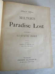 MILTON’S PARADISE LOST EDITED BY HENRY C. WALSH, AM 1900