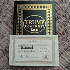 Easton Press How to Get Rich-Trump-Signed Edition-Collectible-not sealed