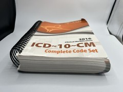 ICD-10-CM Complete Code Set 2016 Spiral Bound AACP Clinical Modification Book