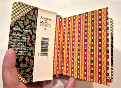 Mary Engelbreit Christmas Mini Book Merrily Merrily With Jacket Vintage 1995 EUC
