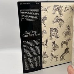 Classic Book of Horses Robert Vavra’s 1st Edition 1992 Hardcover DJ 359 Pages.
