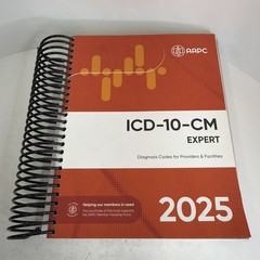 ICD-10-CM Expert Complete Code Set 2025 – Spiral-bound by AAPC