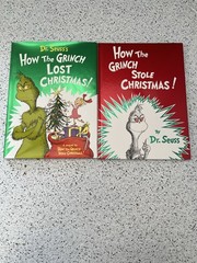 Dr. Seuss Books Lot of 2 Hardcover Large Format 8.5″x11″ Random House Christmas