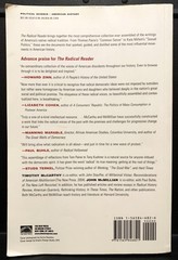 BOOK – “The Radical Reader” 2003 Softcover Edition – 688 Pages