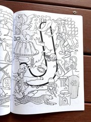 The Ultimate Alphabet Coloring Book 5 By Alannah Dyer- 8.5×11 in. Ages 4-8 Fun