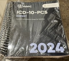 ICD-10-PCS 2024 Expert: The Complete Official Code Book (AAPC) By aapc – NEW