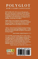 “Polyglot: How I Learn Languages” by Kato Lomb (TESL-EJ, trade paperback)