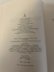 Signed Jimmy Carter An Hour Before Daylight First Ed HCDJ And Library Ticket