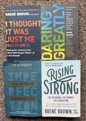Lot of 4 Brene Brown (2 HC/DJ, 2 PB) books **VERY GOOD/LIKE NEW**