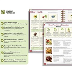 The Natural Healing Handbook, Spiral-Bound Guide For Herbal Remedies And Natural
