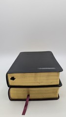 LDS Holy Bible Leather KJV Black + Brwon SOFT Leather King James Version READ