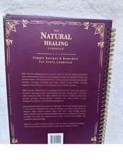 The Natural Healing Handbook, Spiral-Bound Guide For Herbal Remedies And Natural