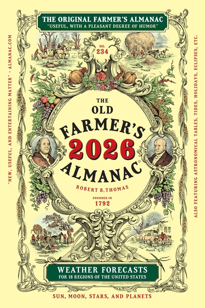 The 2026 Old Farmer’s Almanac: The Beloved and Bestselling Annual Collection…