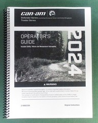 2024 Can-Am Defender DPS HD9 Owner’s Manual: 244 Pages & Protective Covers