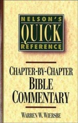 Nelson’s Quick Reference Chapter-by-Chapter Bible Commentary: Nelson’s Qu – GOOD