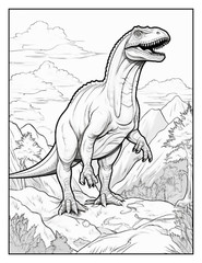“Cute Dinosaur Coloring Book | Easy, Cute & Relaxing Designs | Perfect Gift Ide