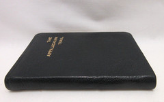 APPALACHIAN TRAIL 3×4″ MINI Guide Leather Cover Notes w Maps Info 160 Pgs Black