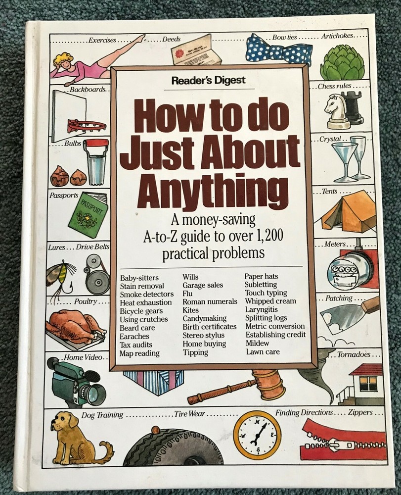 Save Money with Reader’s Digest ‘How To Do Almost Anything’ 1986 448 pages